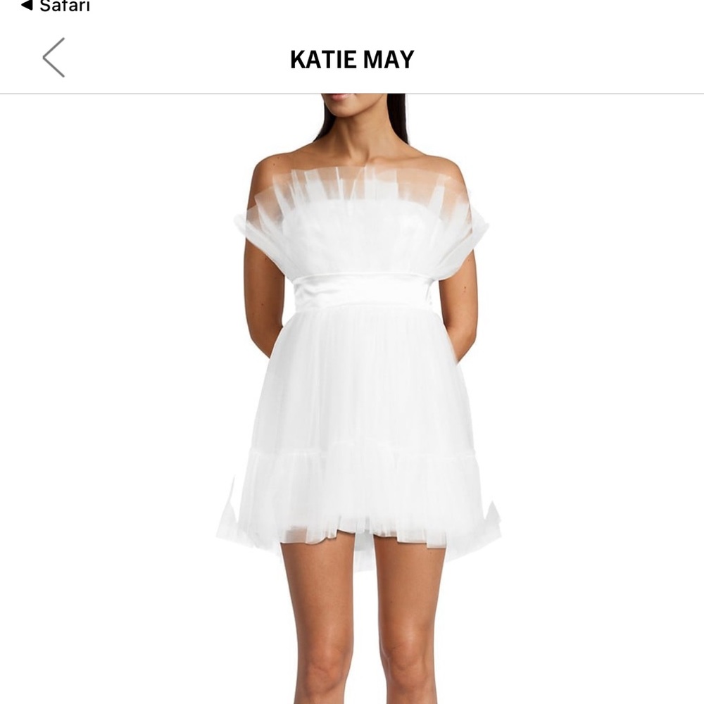 Katie May Zelle tulle mini dress